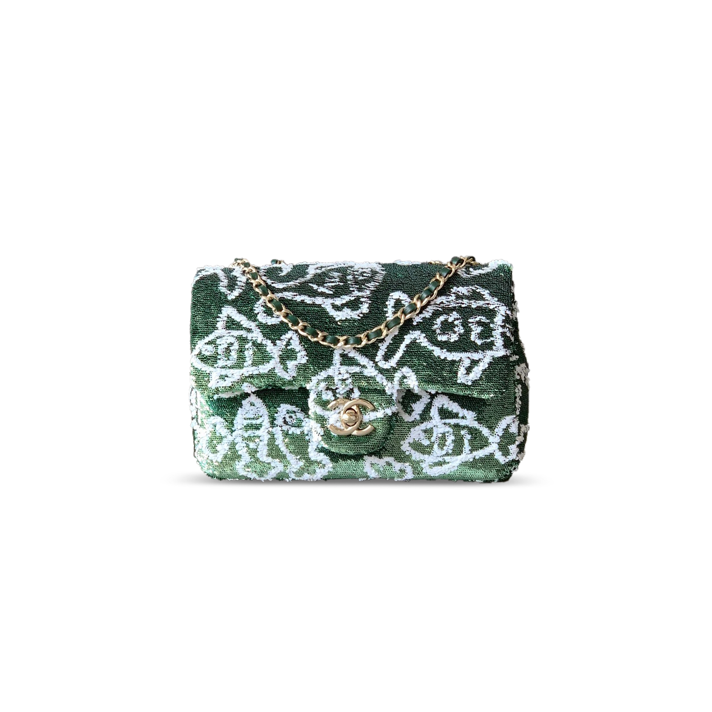 Ch*el rectangular mini flap bag 296361 (20*12*6cm)